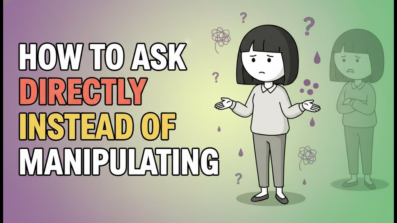 How to Ask Directly Instead of Manipulating