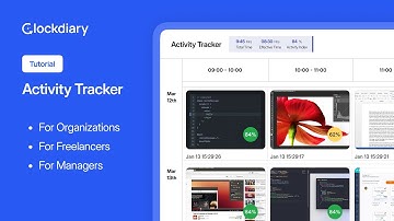 Clockdiary Activity Tracker Tutorial | Track Your Work with Automatic Screenshots.
