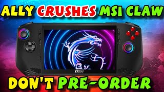 MSI Claw Gets Crushed By Rog Ally In Performance  Don't Be So Quick To PreOrder  Explained