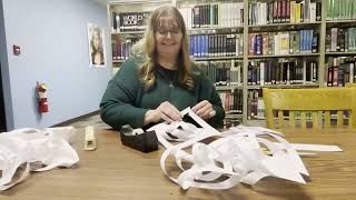 Craft Club with the Minot AFB Library: 3D Snowflake