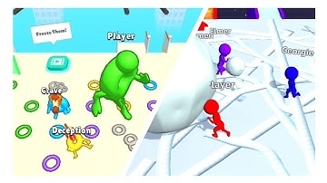 Snow Race | Donut Race - Gameplay walkthrough full Level Android & IOS