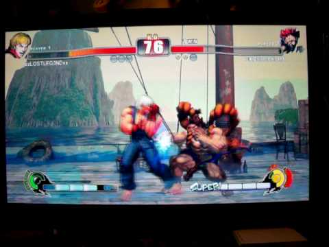 xxLOSTLEG3NDxx ( KEN ) VS JR RODRIGUEZ ( AKUMA ) STREET FIGHTER IV ON XBOX 360 GAME 6 OF 13