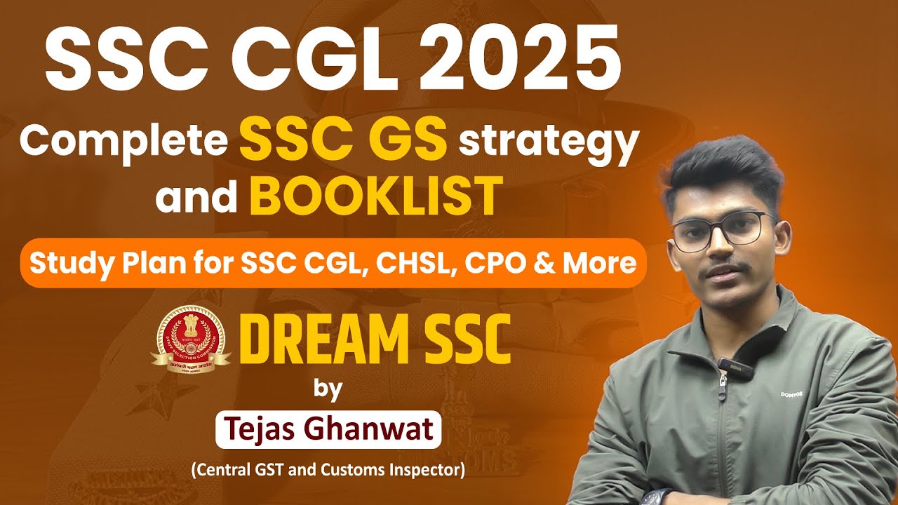Complete SSC GS strategy and booklist | by Inspector Tejas Ghanwat | #inspector #SSCCGL