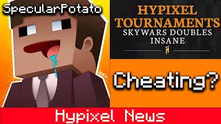 SpecularPotato ACCUSED OF CHEATING??....Hypixel Tourny Issues…| Hypixel News