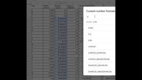 H-R diagram lab: number formatting in Google Sheets
