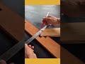 Precise way to measure &amp; cut two wood pieces for perfect joints #woodworking #DIYprojects #carpentry