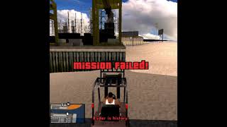 Gta San Andreas Remastered Mission Failed Funny Ryders Death