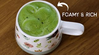 How to make barista-level MATCHA LATTE at home (3 ways)