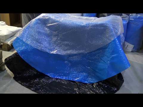 Nafukovací bazénový polštář - instalace - YouTube