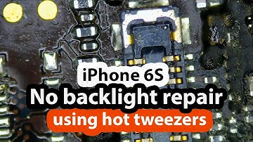 iPhone 6s Dark screen No Backlight after screen replacement