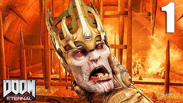 DOOM ETERNAL Walkthrough Gameplay Part 1 - HELL ON EARTH (FULL GAME)