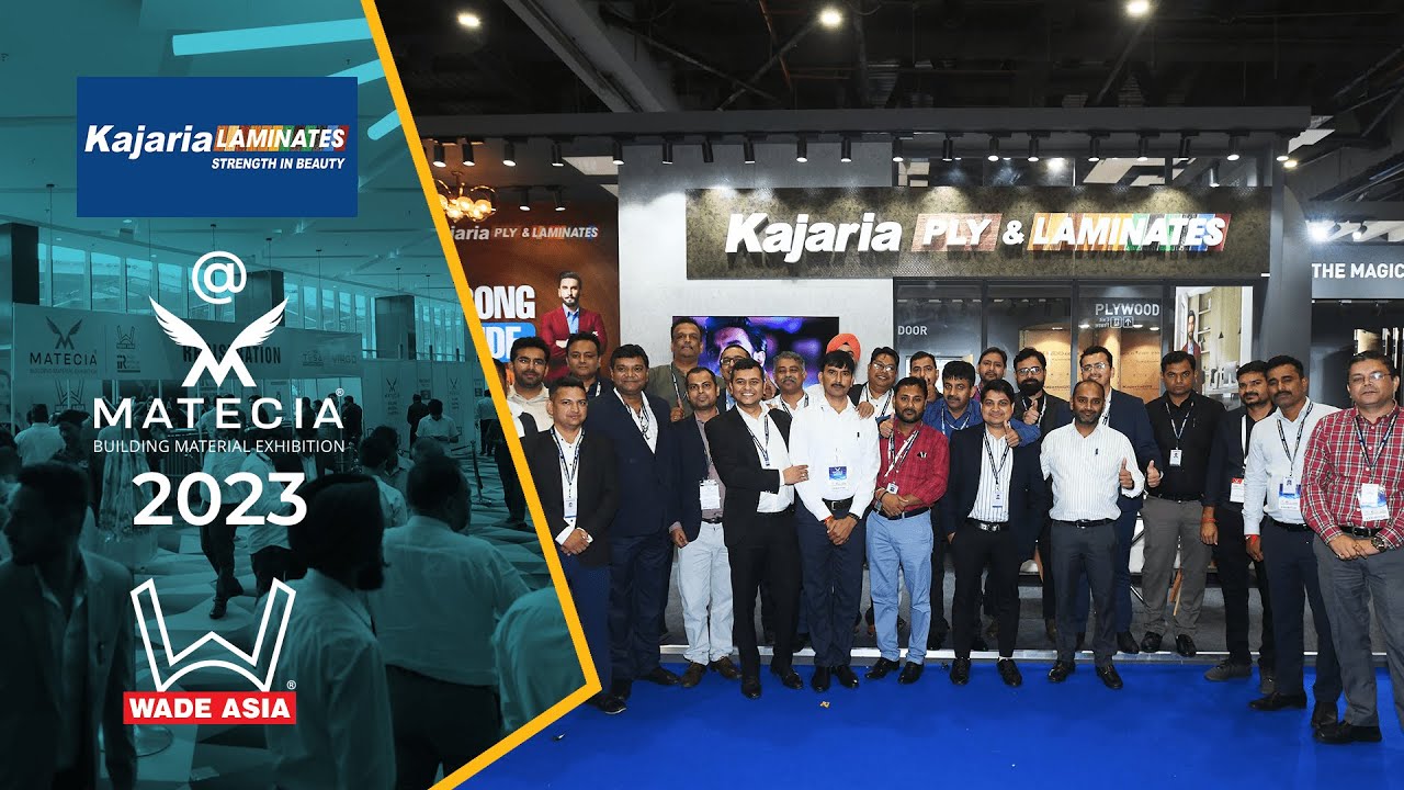 Kajaria Laminates and Kajaria Plywood MATECIA Exhibition 2023 YouTube