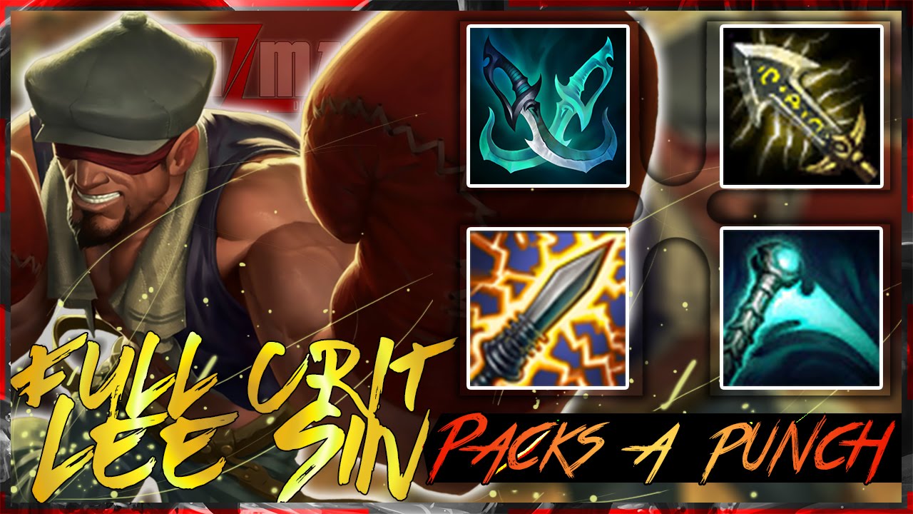 FULL CRIT Lee Sin Packs a Punch (LEE SIN BUILD CHALLENGE) | League of  Legends - YouTube