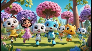 Rosie the Robot Loves to Dance 🎶💖 | Energetic Kids Song | Fun Action Rhyme for Toddlers 🤖🌈