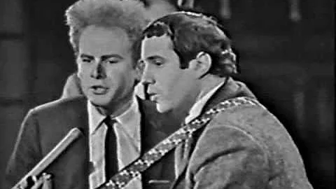 Simon & Garfunkel - Sounds Of Silence (Live Canadian TV, 1966)