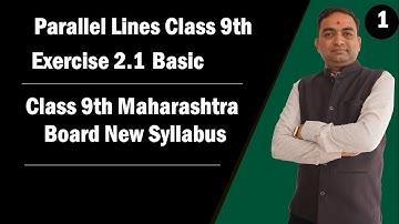 Parallel Lines Class 9th | Exercise 2.1 Basic | Part 1