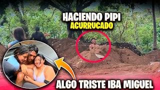 Nos bajamos a orinar y miren como encontramos a Miguel. Se vengaron de Miguel