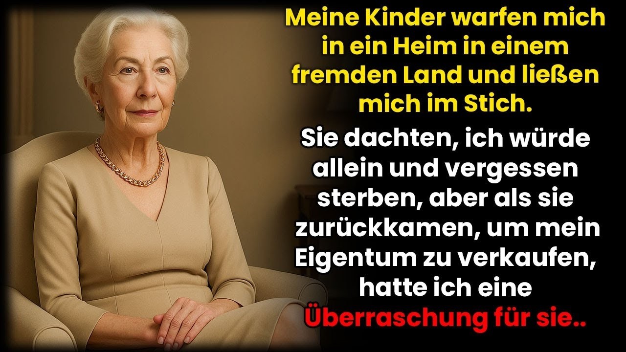 Meine Kinder schoben mich ins Heim im Ausland – jetzt enterbe ich sie!