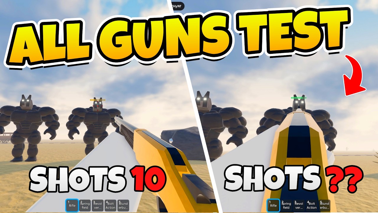 Testing ALL GUNS (Part 2) Dead Rails Roblox - YouTube