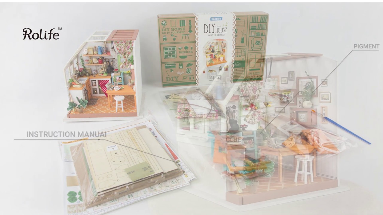 Rolife dollhouse kit - Jason's Kitchen - DG105 