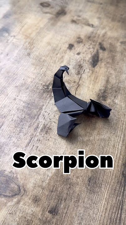 SCORPION ORIGAMI NEXT LEVEL TUTORIAL | HOW TO MAKE ORIGAMI SCORPION LIKE A PRO STEP BY STEP EASY