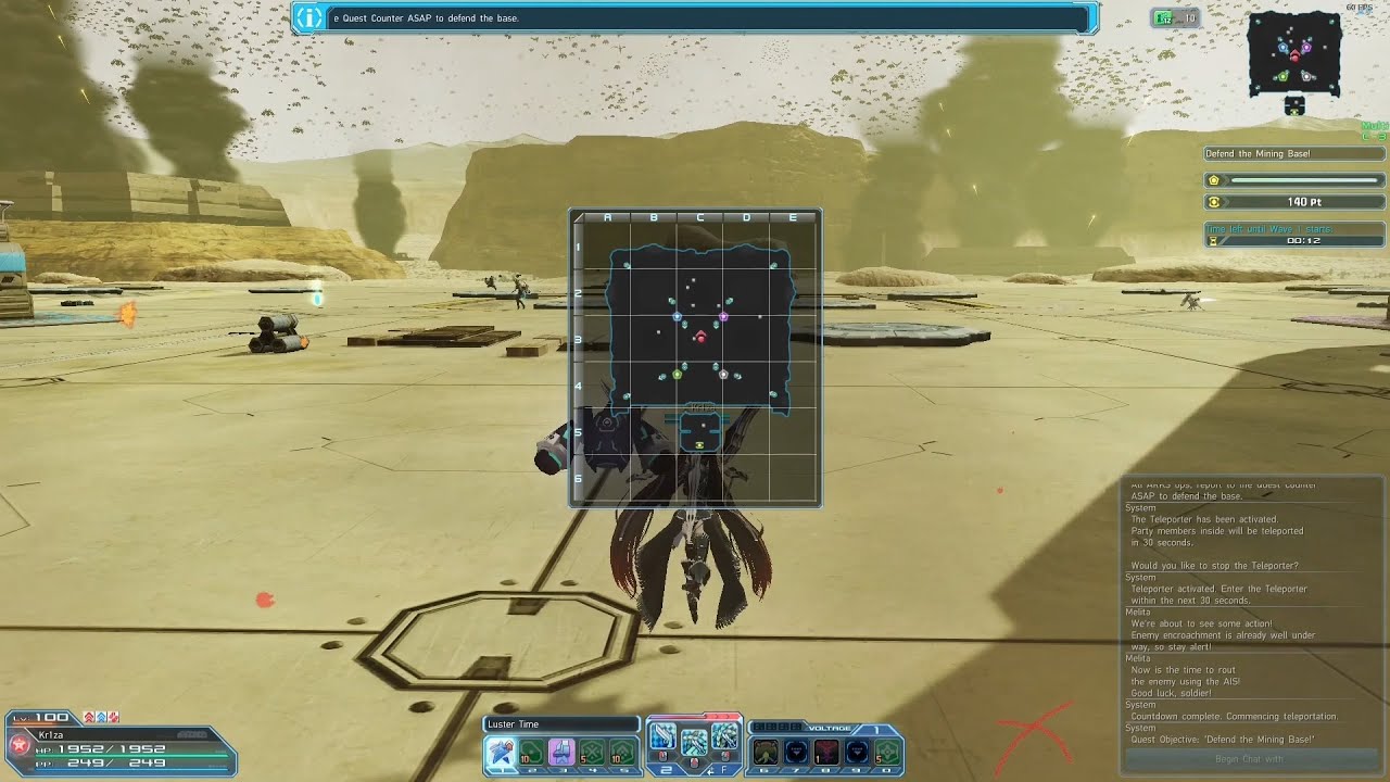 PSO2 NA - Mining Base: Despair Half Run (one XH clear, some rants, more ...