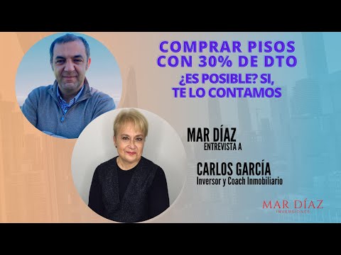 ¡Comprar pisos con 30% de Dto!  Carlos García nos cuenta si es posible o no