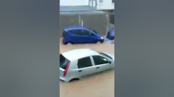 schwere Überschwemmungen nach Sturzflut #unwetter #sturm