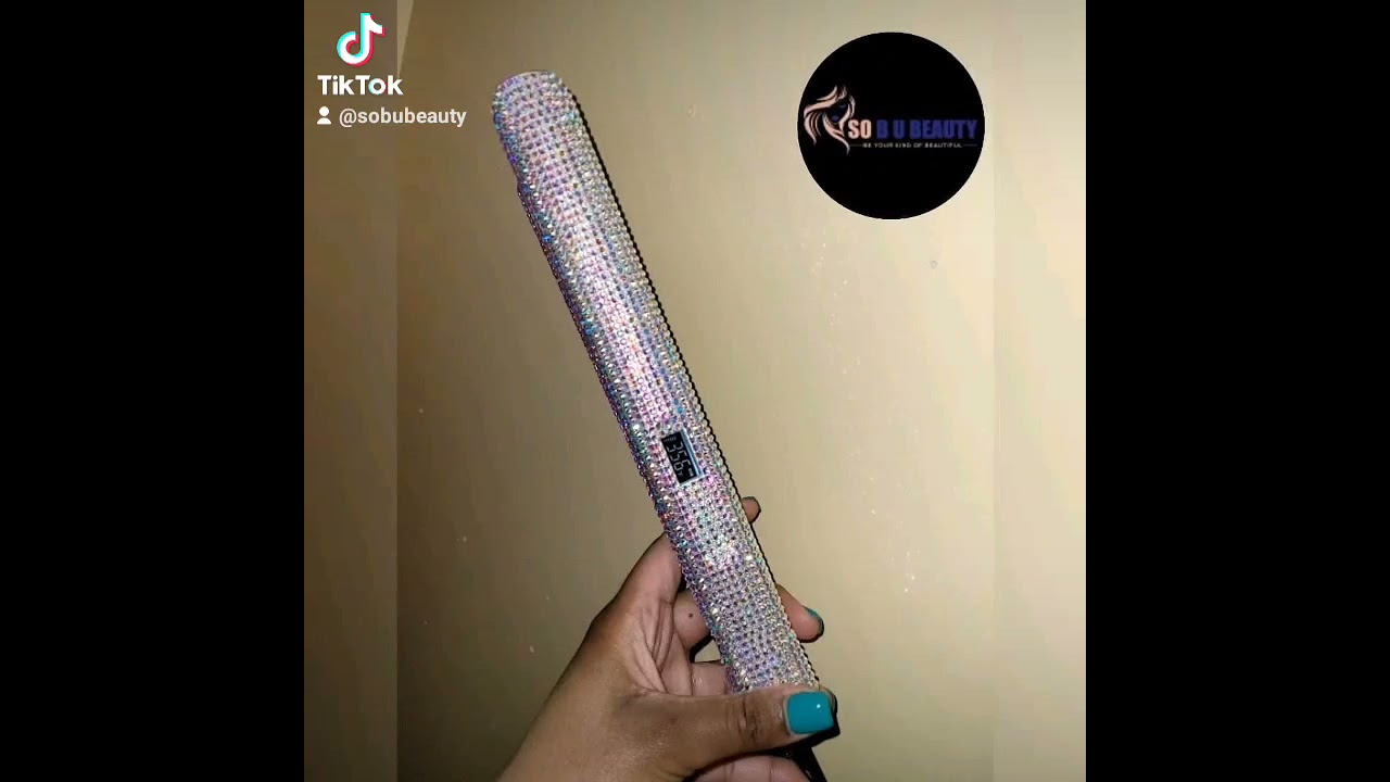 So B U Beauty Instagram @so_b_u_beauty- Our titanium bling flat iron ✨ the best ever 🔥🔥🔥