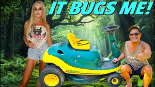 Yardman Yard Bug PTO & Transmission control cable repair!  It won’t drive