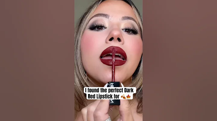 I Found The Perfect Drugstore Dark Red Lipstick 🍁🍂:: #revlon #shorts #lipstick #fall #redlipstick