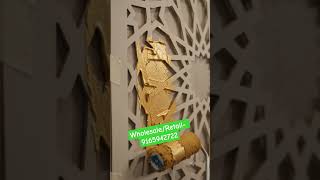 wall stencil better then costly wallpaaper #wallpaper #wallstencil #home #homedecor #diydecor