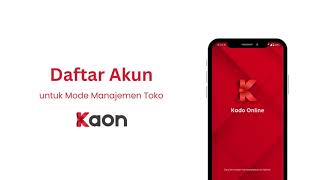 Download Lagu Cara Daftar Akun di App KaOn Untuk Mode Store | KaOn