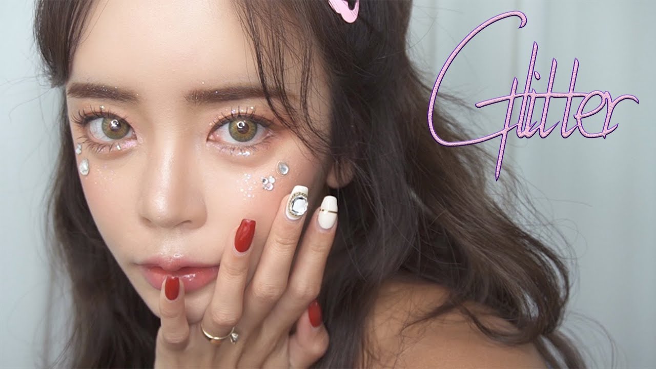 글리터 메이크업✨ l Glitter Makeup | 펄 메이크업🧚🏻‍♀️ l 할로윈 메이크업