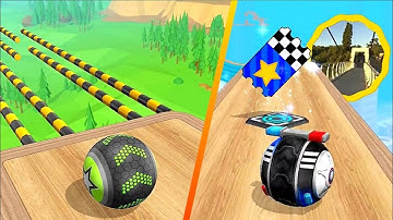 Going Balls 4 Same levels Different Balls Android Gameplay Walkthrough Super Speedrun