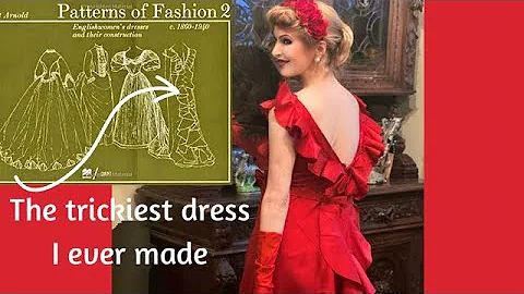 Sewing a 1930s Fishtail Gown from Janet Arnolds Pa...