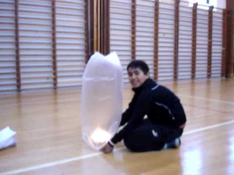 Plastic Bag Hot Air Balloon Youtube