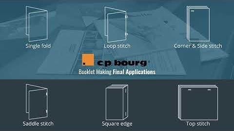 C.P. Bourg Booklet Making Final Applications