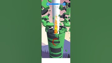 Stack jump balll level 37 #tranding #trending #girlgamer #gamergirl #stackball #stackjump #shorts