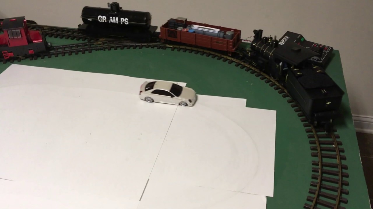 Radio Controlled G Scale Train and Mag Steer Car YouTube