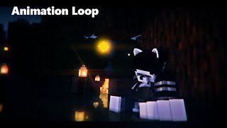 [Loop] Sleepy Wolfy in the Forest [Minecraft Animation]
