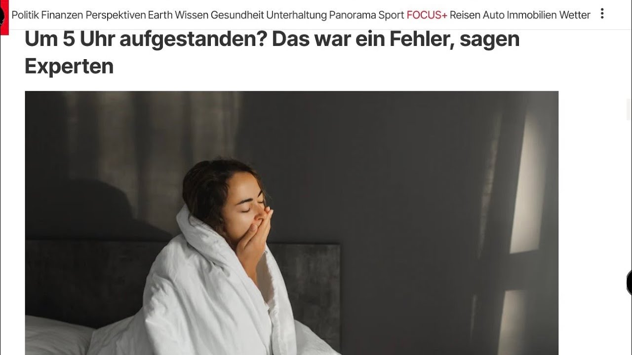 Die Langschläfer vom Focus.