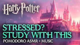 2h Hogwarts ASMR to Relax and Focus ✏ Harry Potter Pomodoro, Study Session Productivity Timer