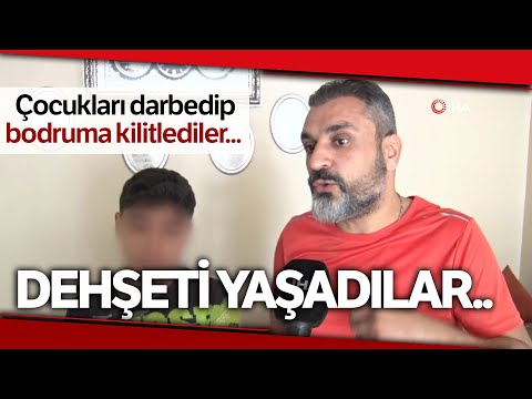 İşyerinin Bodrumuna Kilitlenip Zorla Alıkoyulan Çocukları Babaları Kurtardı