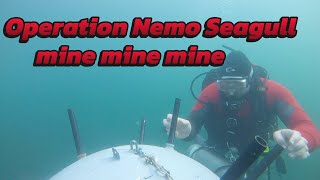 Operation Nemo Seagull. Creating and installing some underwater artwork.