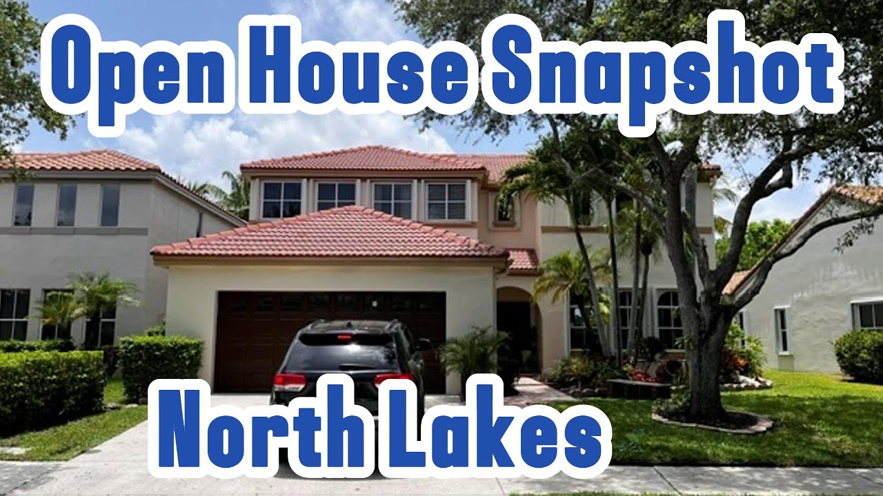 OPEN HOUSE North Lakes  Carrington Lake, Weston FL Homes For Sale