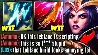 The Most ANNOYING Leblanc Build Ever Created (THE ENEMY TEAM WAS MALDING)