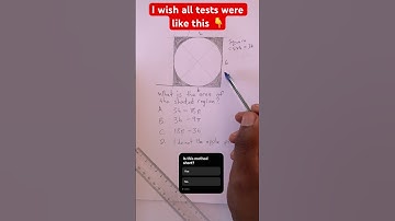 Find the Area of the Shaded Region | Circle Geometry #shorts #math #algebra