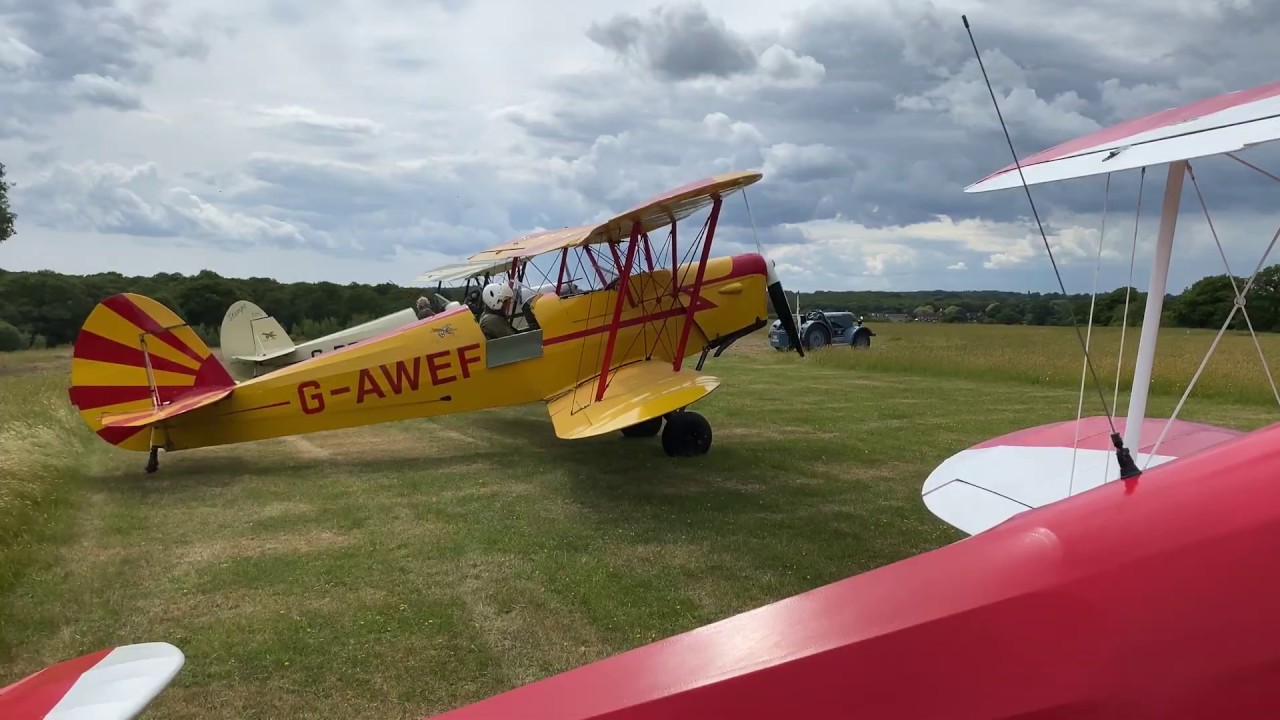 Stampes at Tiffenden Airfield 2020