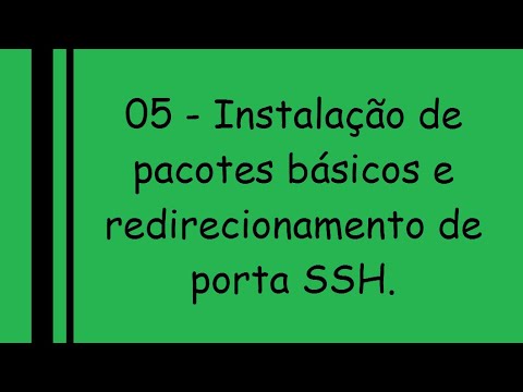 Vídeo: O que é encaminhamento de porta SSH?